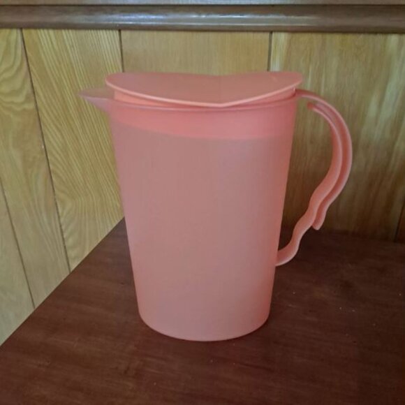 Tupperware Impressions 2.1 L Refrigerator Pitcher Orange - Picture 4 of 4